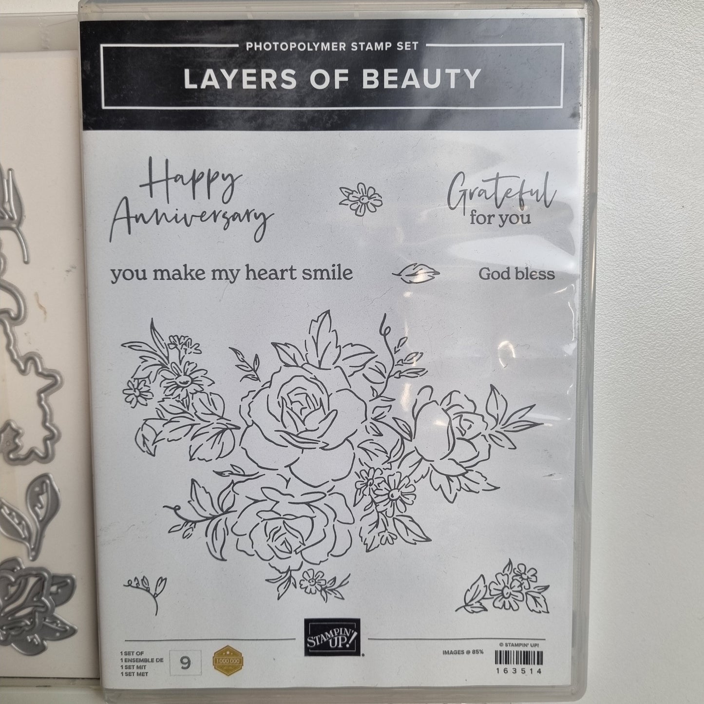 Layers Of Beauty Photopolymer Stamp Set & Dies & Masks Stampin' Up!
