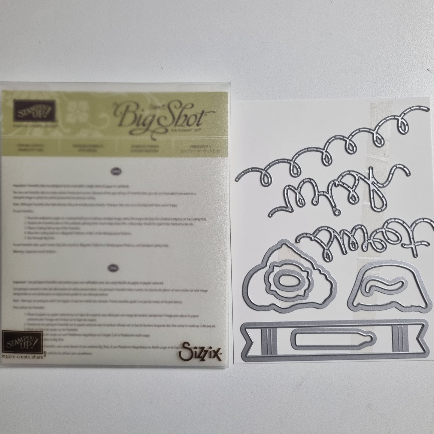Cup Cake Cutouts Framelits Dies Stampin' Up! (141474)