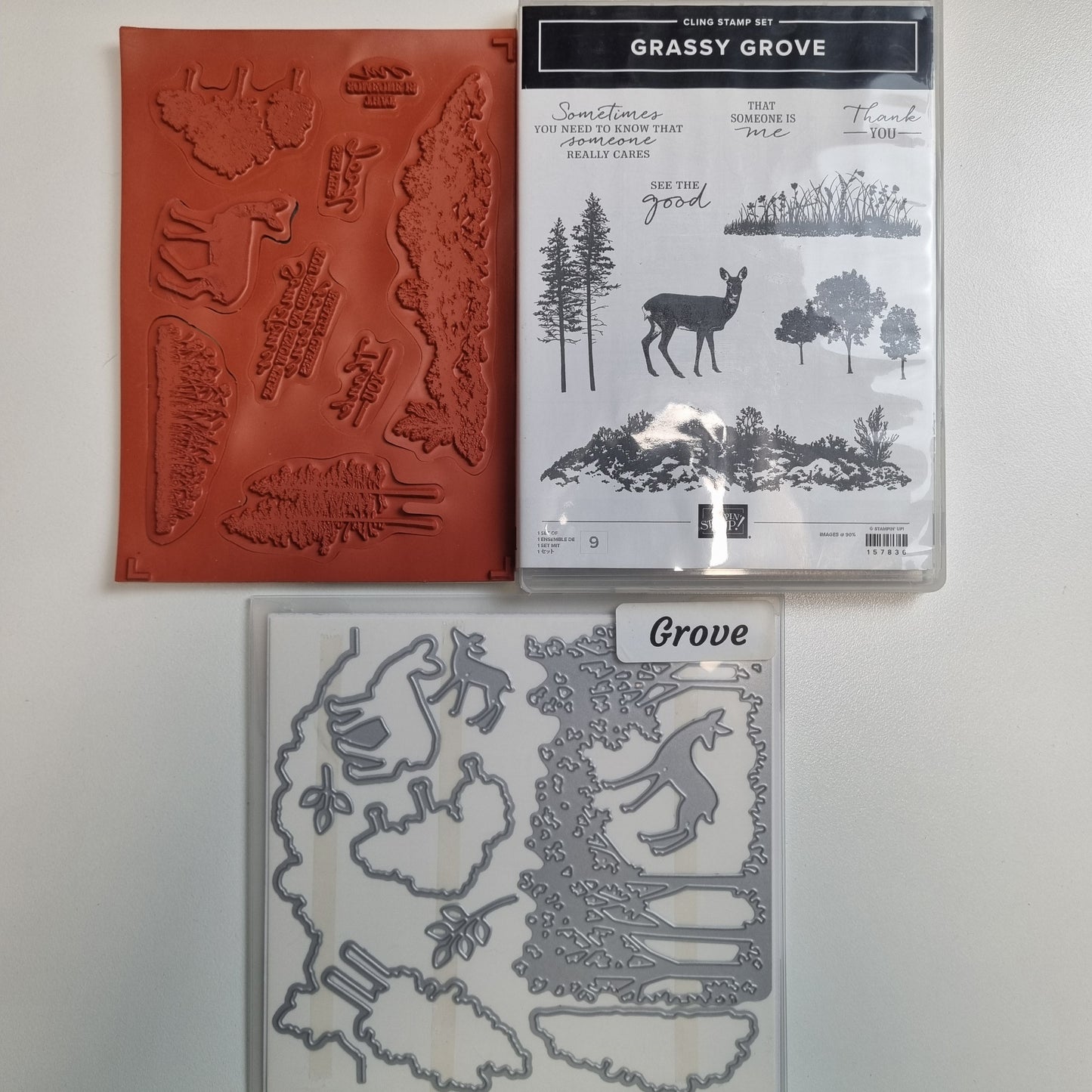 Grassy Grove Cling Stamp Set & Dies Stampin' Up!
