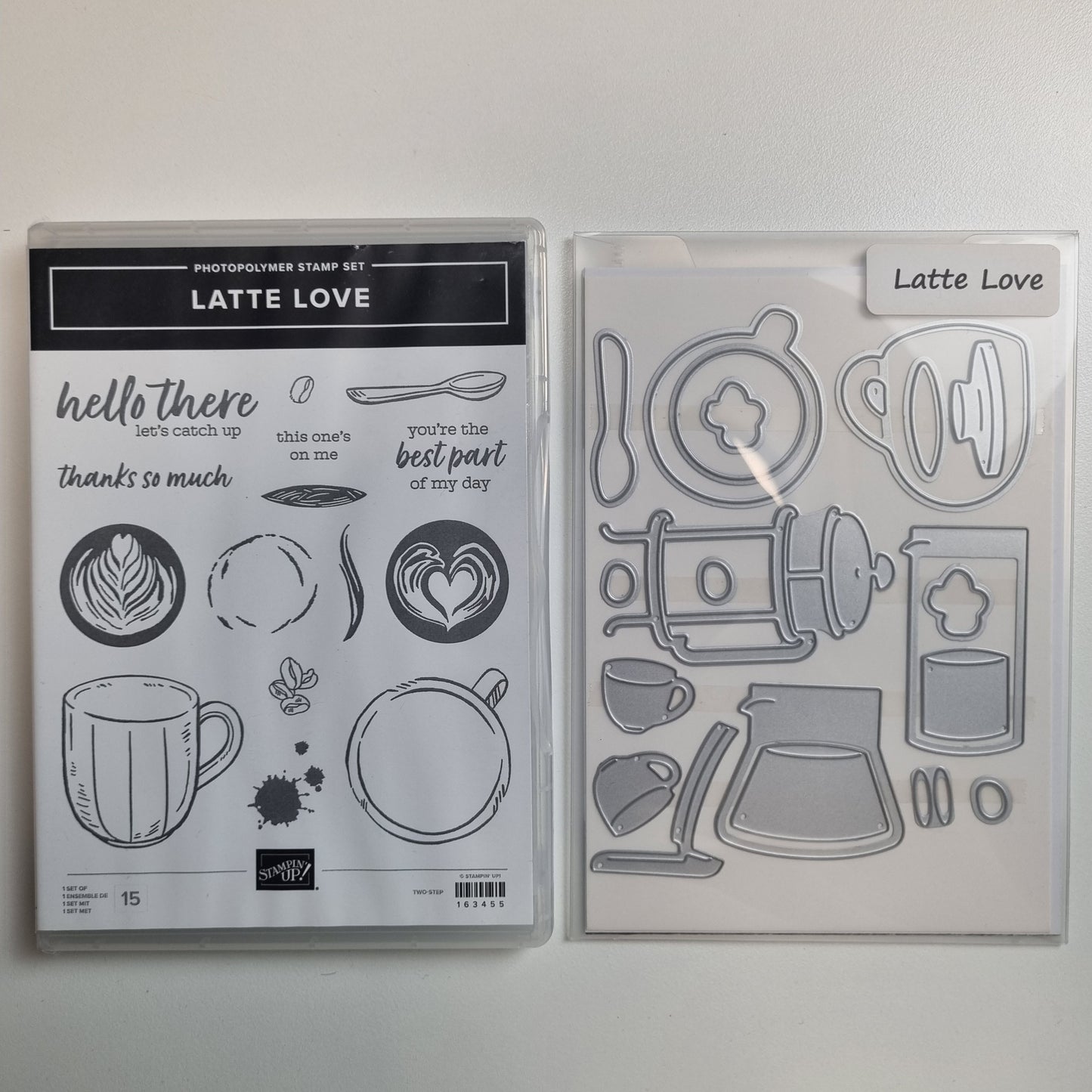 Latte Love Photopolymer Stamp Set & Dies Stampin' Up!