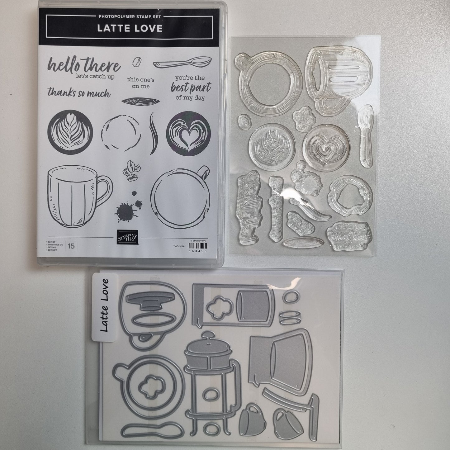 Latte Love Photopolymer Stamp Set & Dies Stampin' Up!