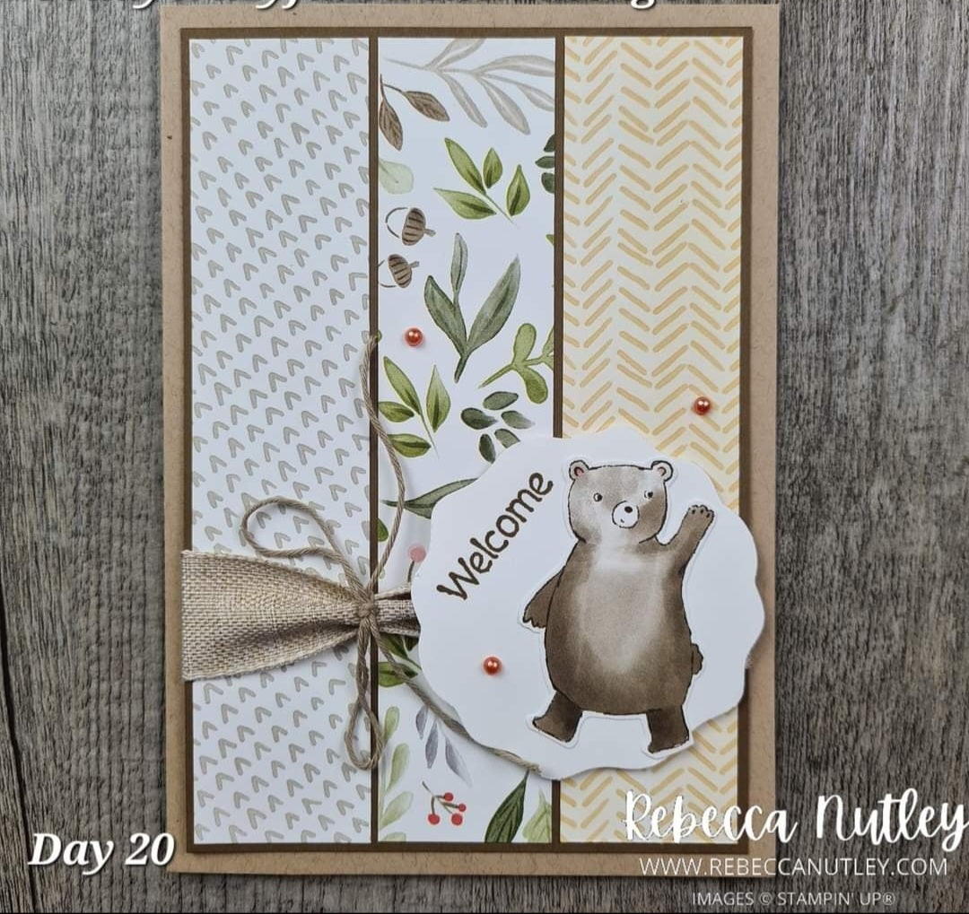 'Welcome' Handmade Card With Envelope