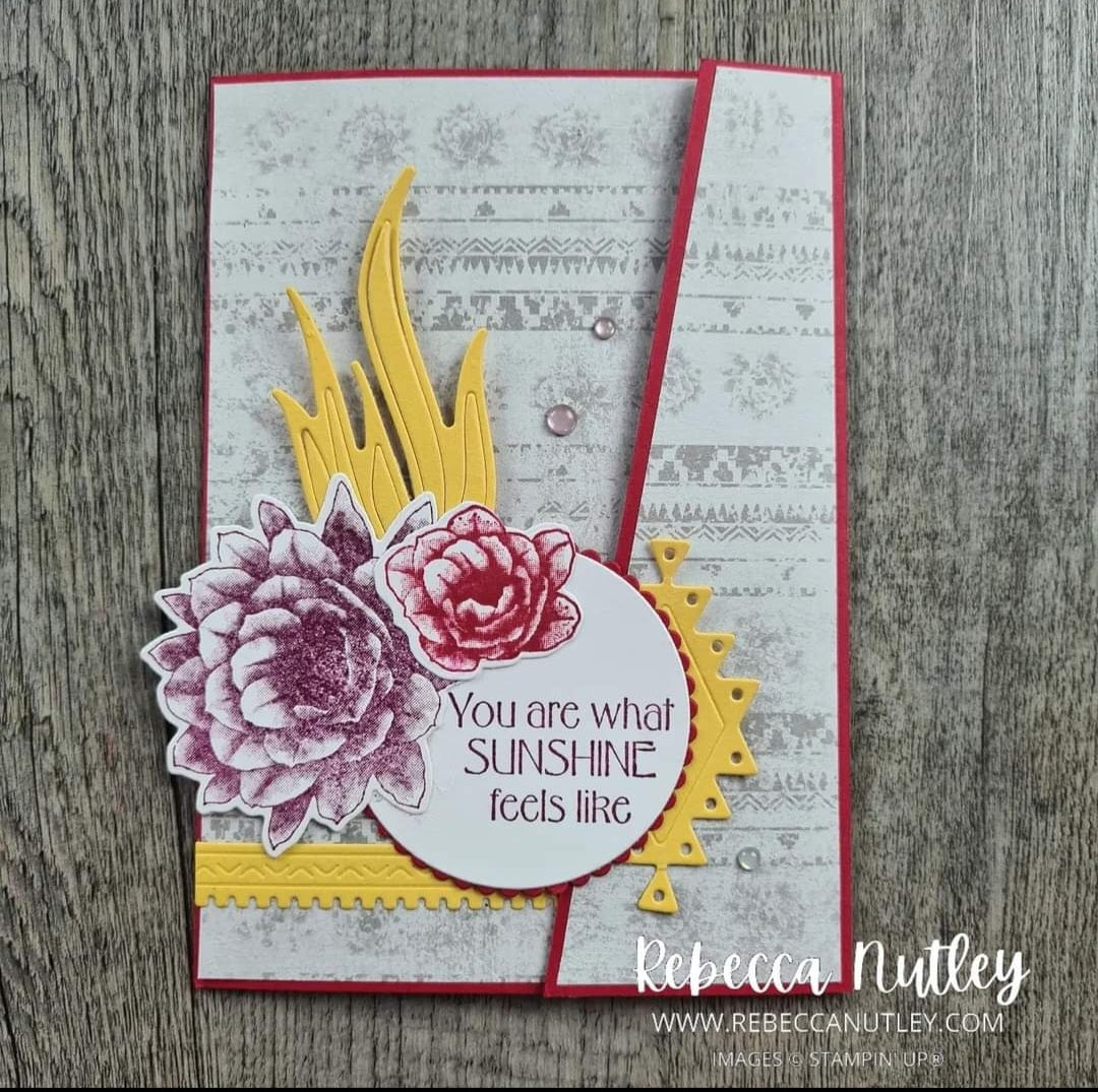 'You Are What Sunshine Feels Like' Handmade Card With Envelope