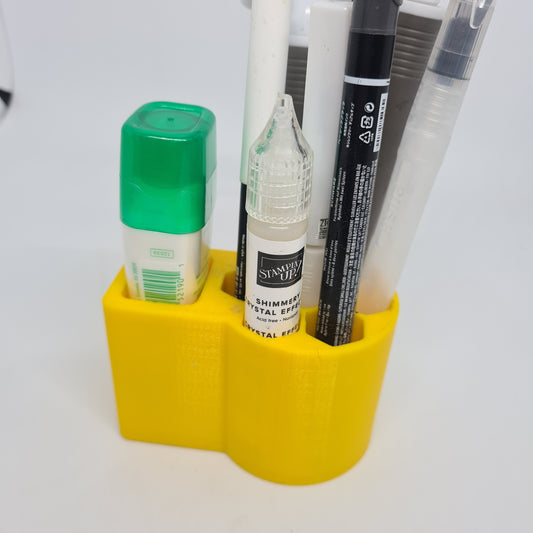 HONEYCOMB DESK ACCESSORY AND GLUE HOLDER