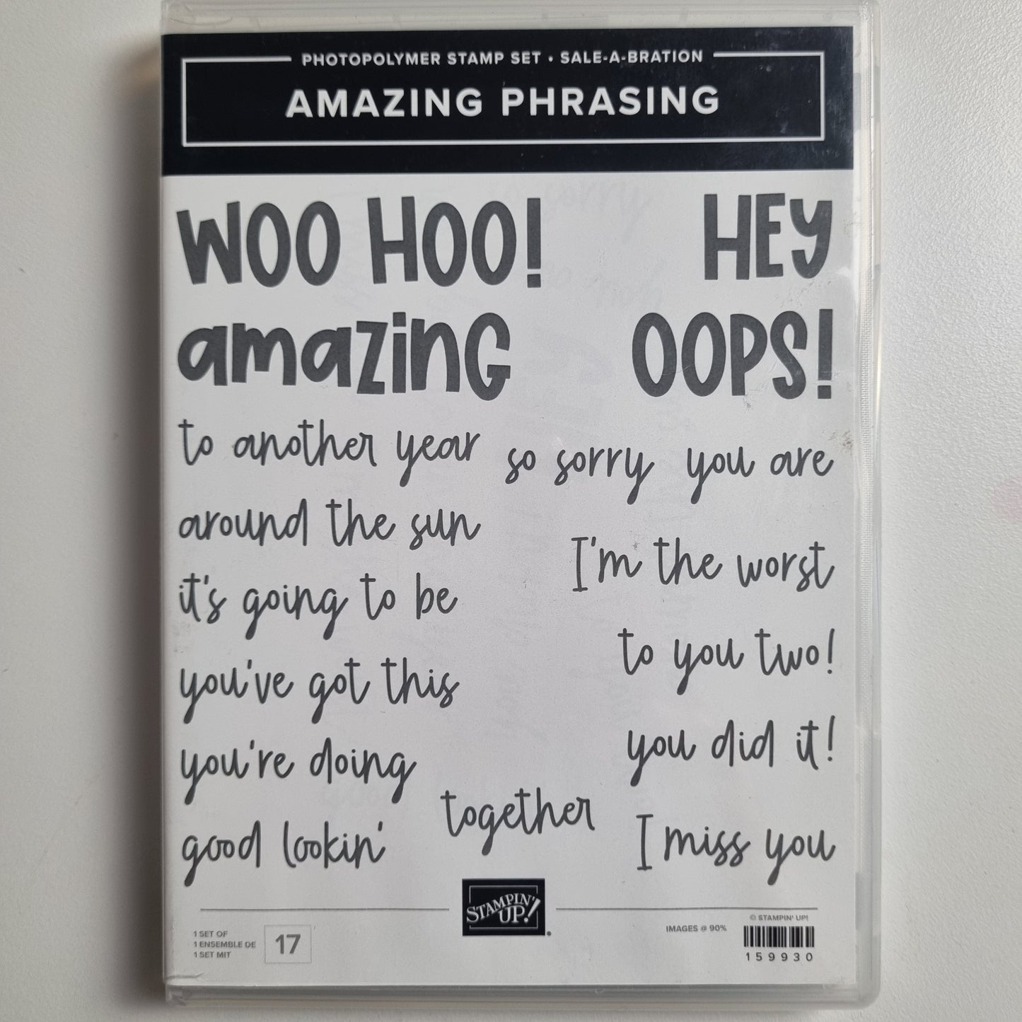 Amazing Phrasing NEW - Photopolymer Stamp - Stampin' Up
