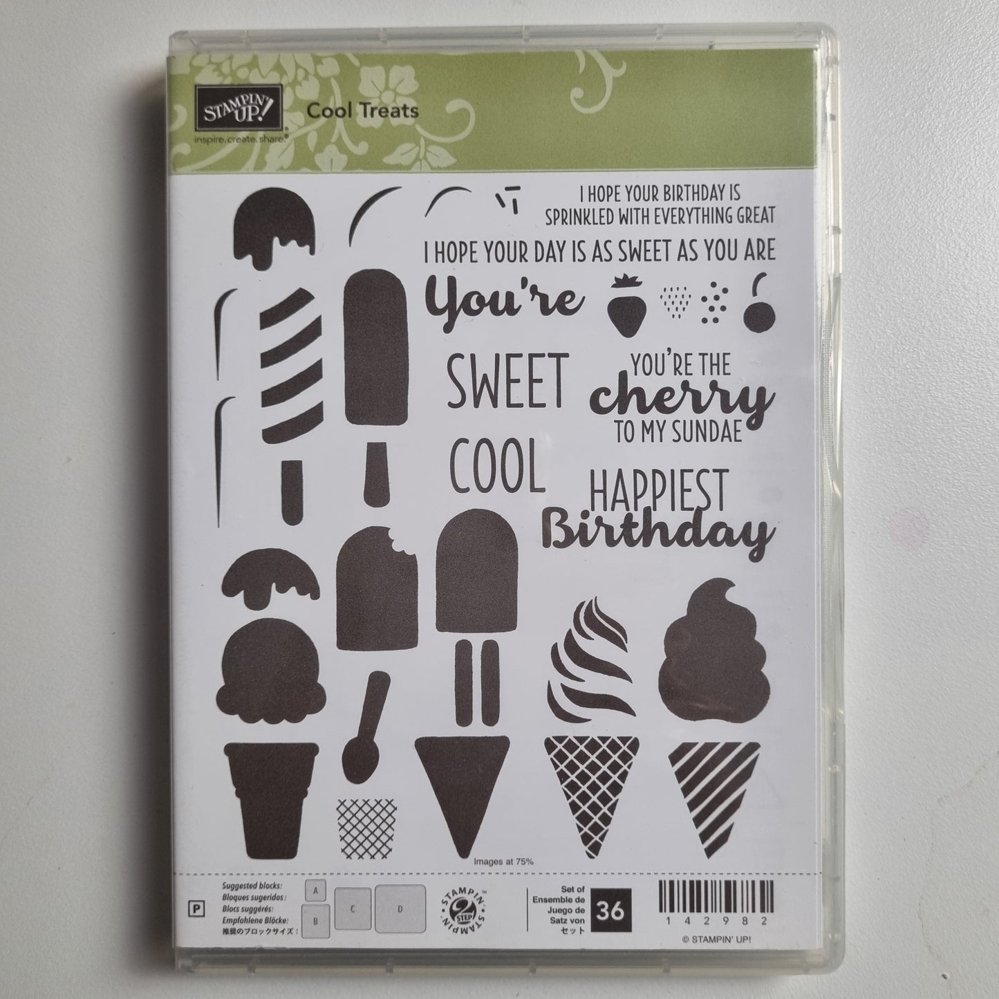 Cool Treats Cling Stamp Set Stampin' Up!