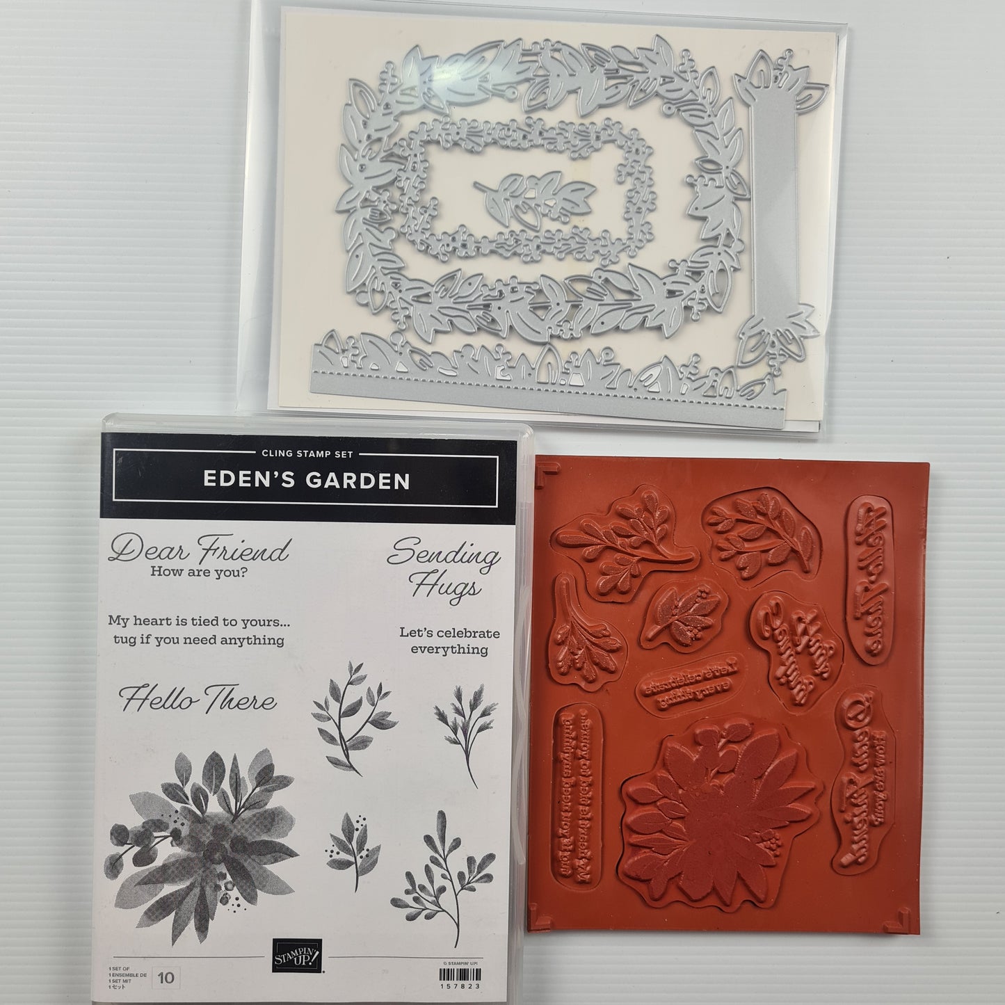 Used Stampin' Up! 'Eden's Garden' Stamp Set & Die