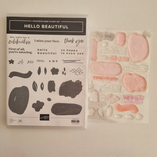 Hello Beautiful Photopolymer Stampin' Up! Stamp Set