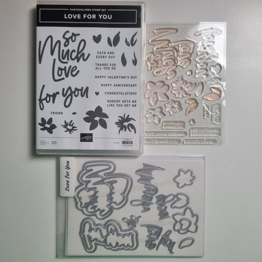 Love For You Photopolymer Stamp Set & Dies Stampin' Up!