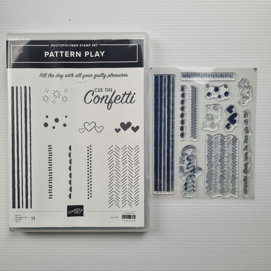 Stampin' Up NEW 'Pattern Play' Photopolymer Stamp Set
