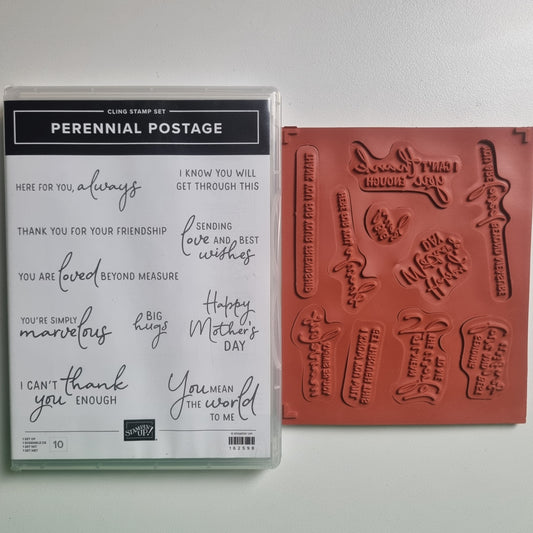 Perennial Postage Cling Stampin' Up! Stamp Set