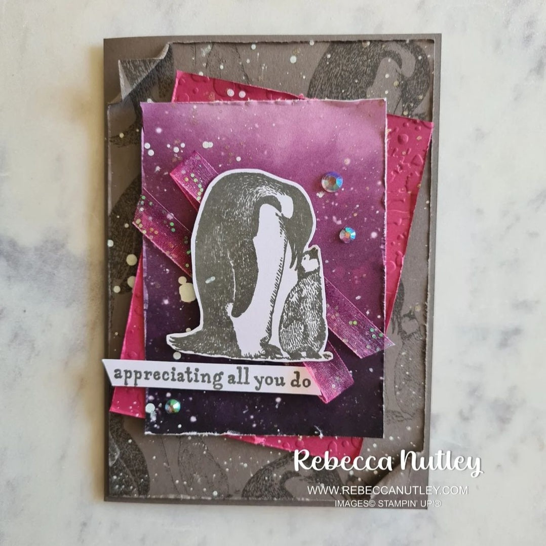 'Appreciating All You Do' Handmade Card With Envelope