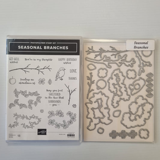 Seasonal Branches Photopolymer Stamp Set & Dies Stampin' Up!