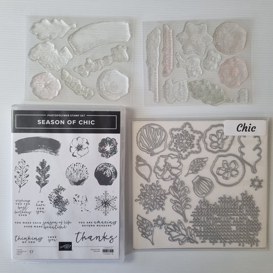 Season Of Chic Photopolymer Stamp Set & Dies Stampin' Up!