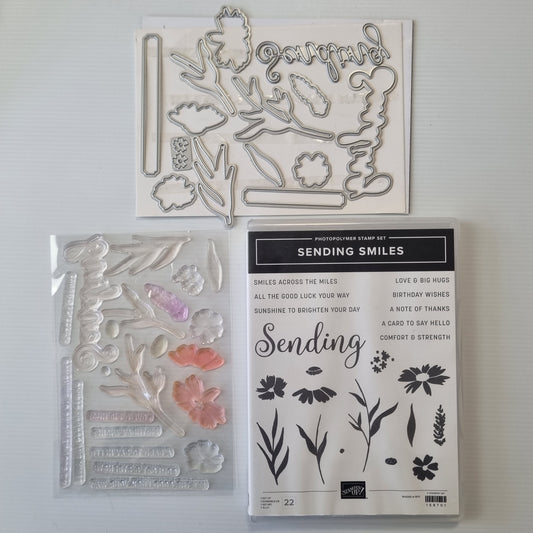 Sending Smiles Photopolymer Stamp Set & Dies Stampin' Up!