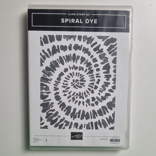 Spiral Dye Cling Stamp Set Stampin' Up! NEW