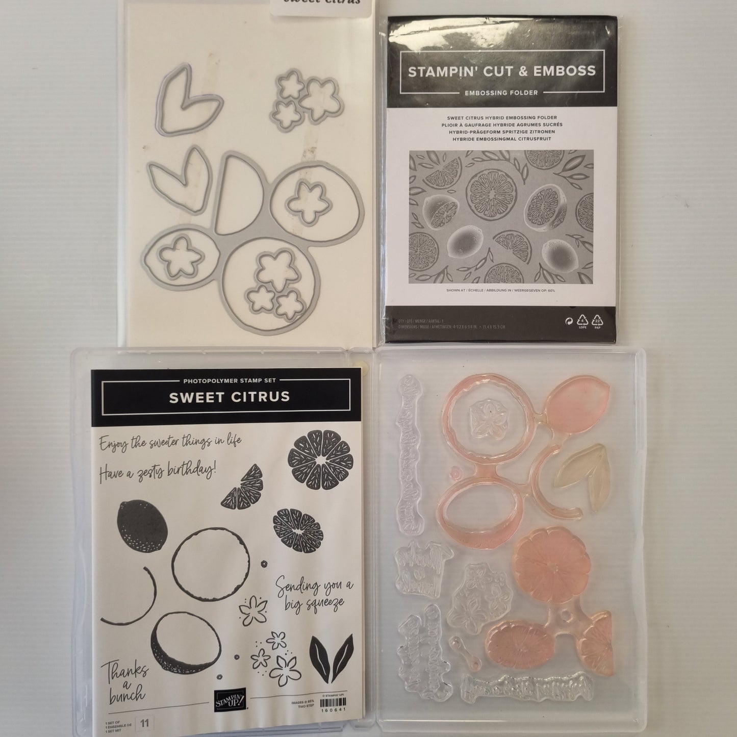 Sweet Citrus Photopolymer Stamp Set & Hybrid Dies & Embossing Folder Stampin' Up!