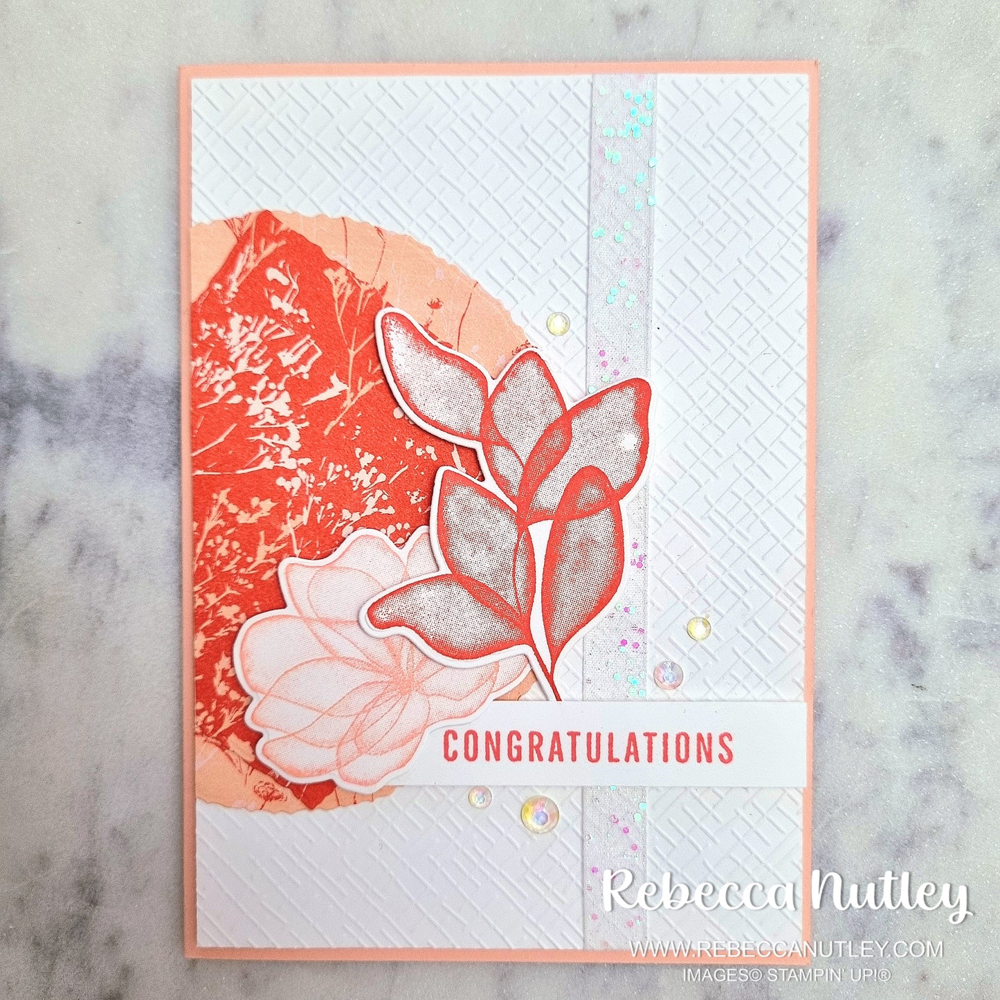 'Congratulations' Handmade Card With Envelope