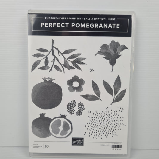Stampin' Up NEW 'Perfect Pomegranate' Saleabrations Host Stamp Set
