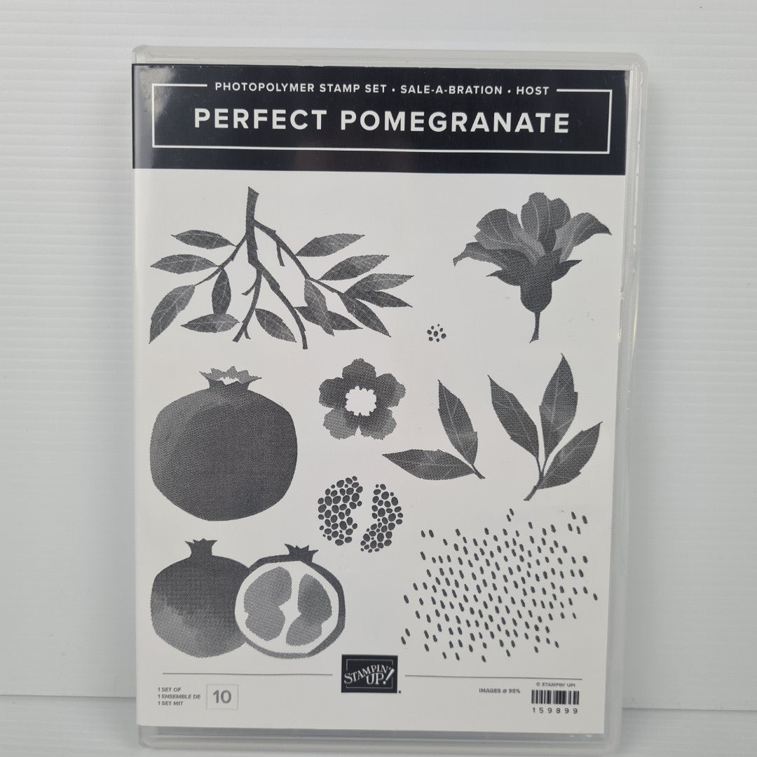 Perfect Pomegranate Stampin' Up NEW Saleabrations Host Stamp Set