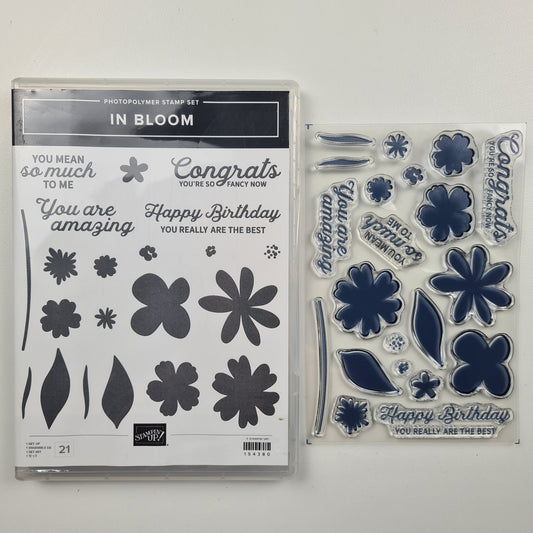 Stampin' Up 'In Bloom' Photopolymer Stamp Set